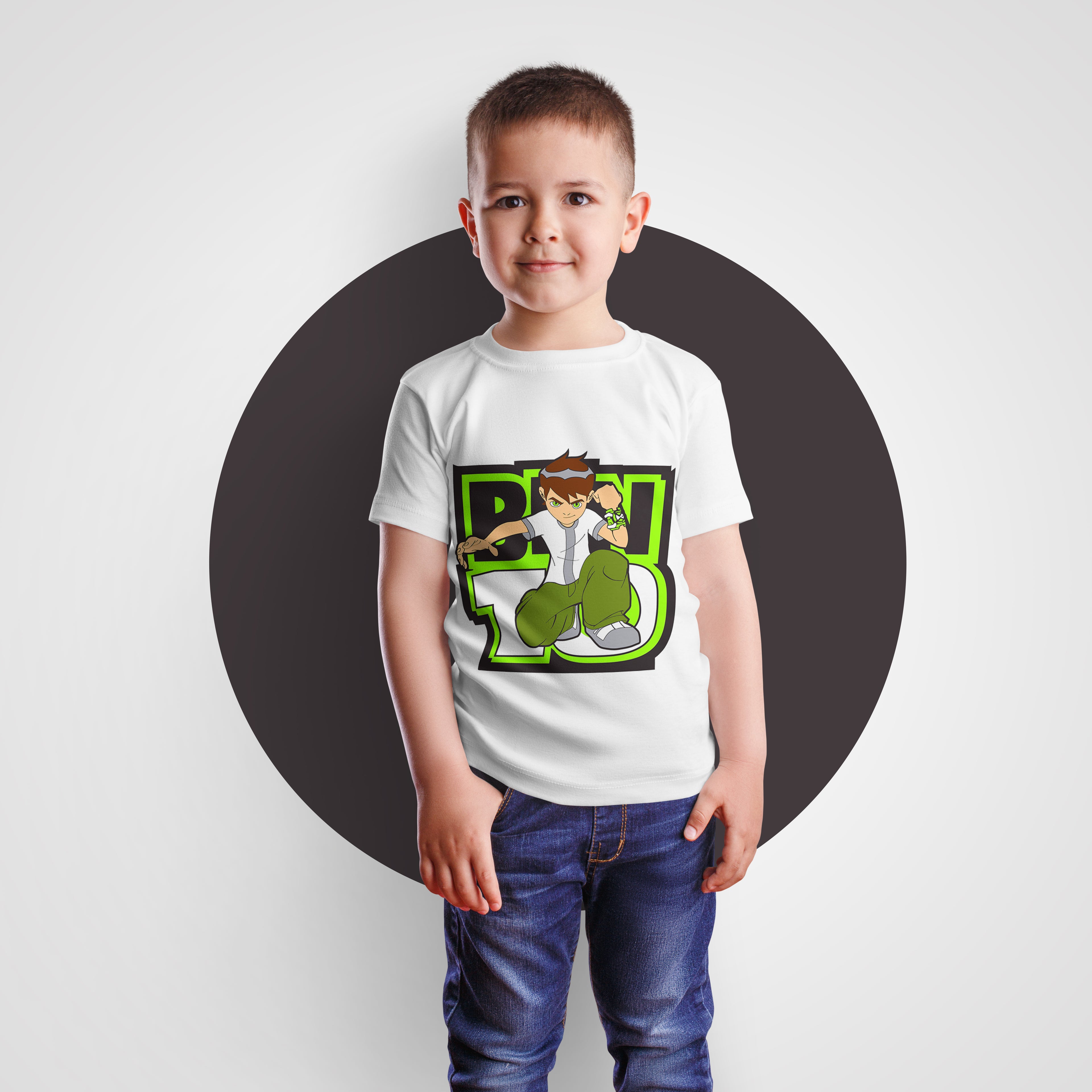 Kids Ben 10 Crew Neck T-Shirt
