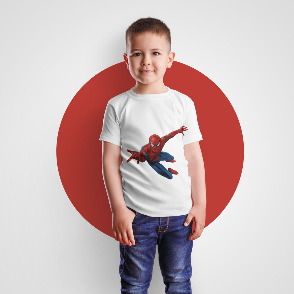 Kids Spiderman Crew Neck T-Shirt
